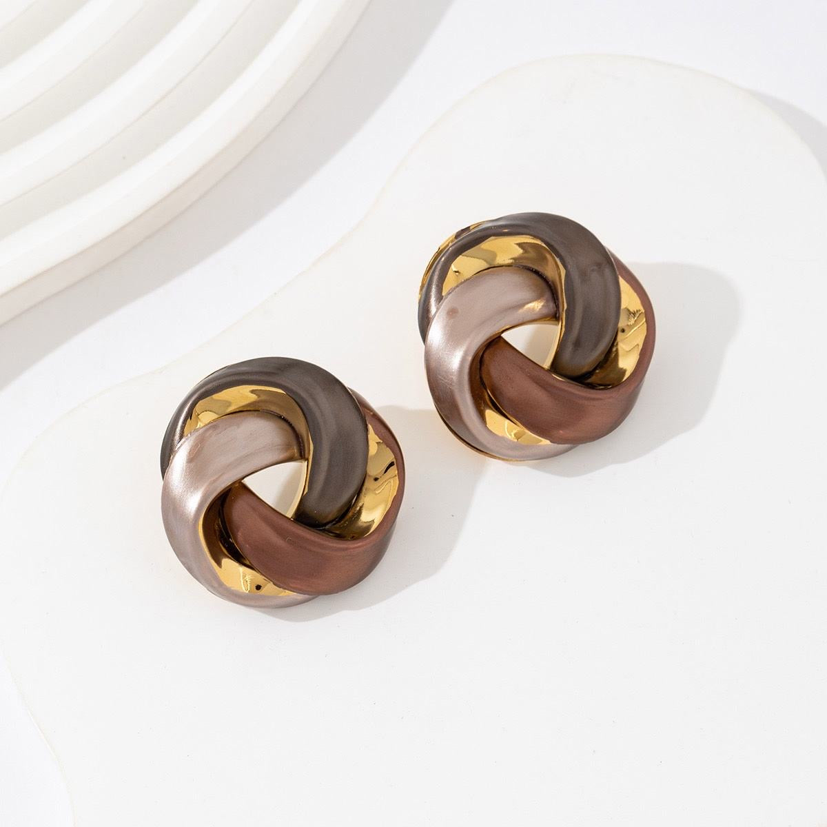 Boucle d'oreilles Infini