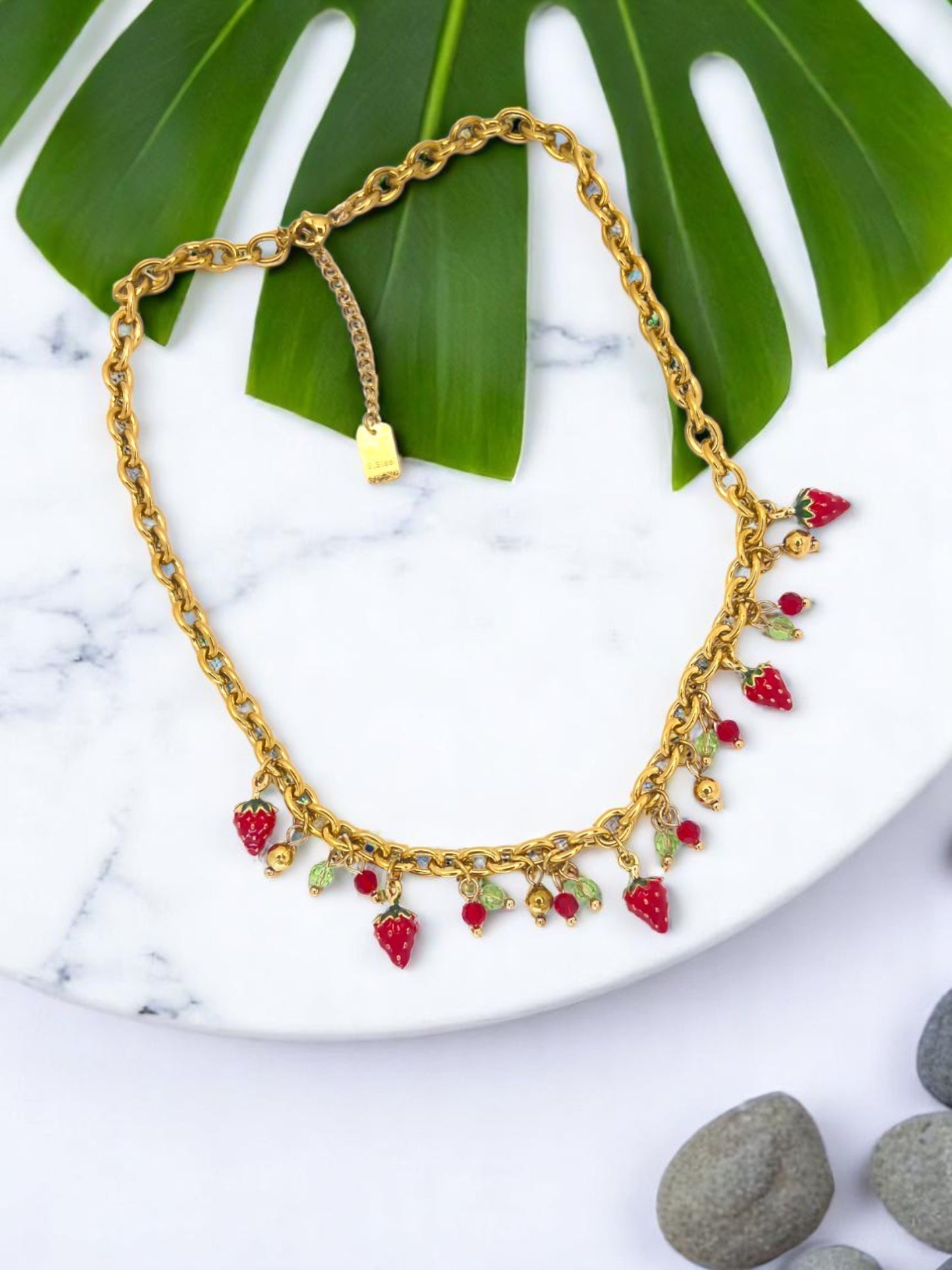 Collier Fraise
