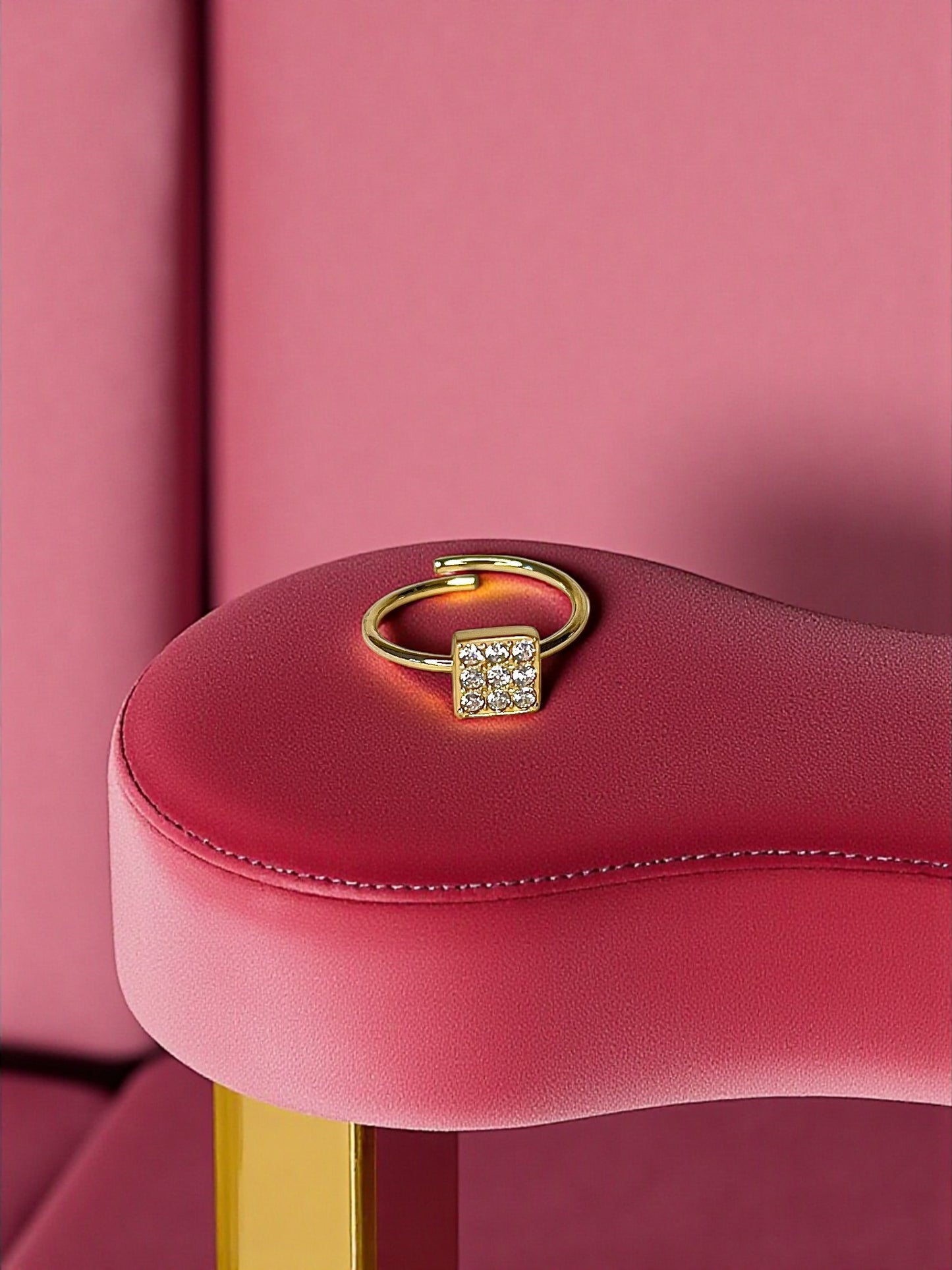 Bague de phalange Carré