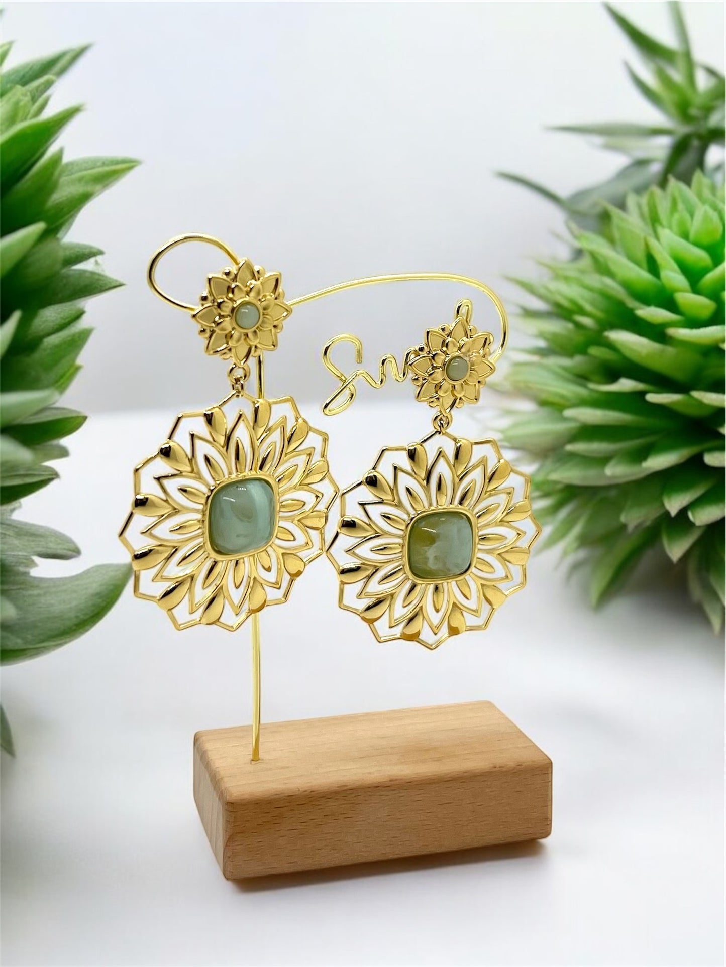 Boucle d'oreille Mandala