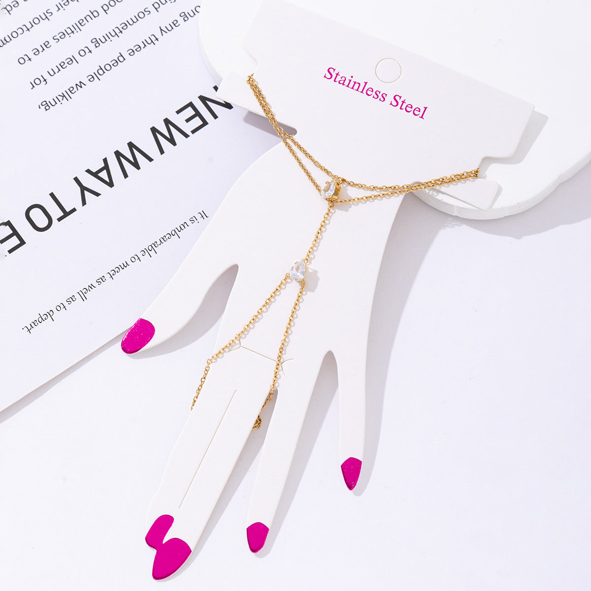 Chaîne de main Strass