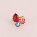 Bague Glossy rouge