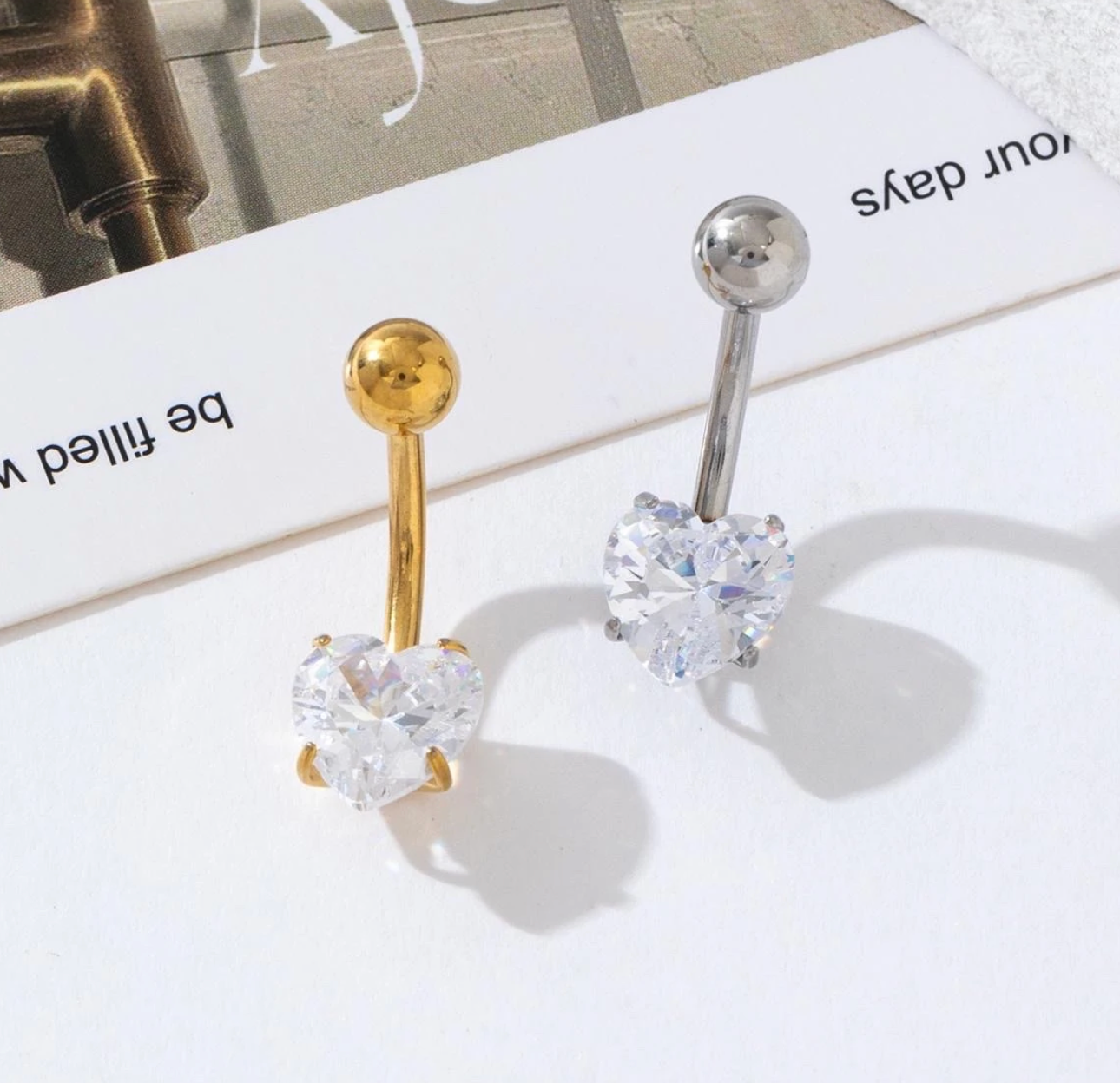 Piercing Nombril Coeur
