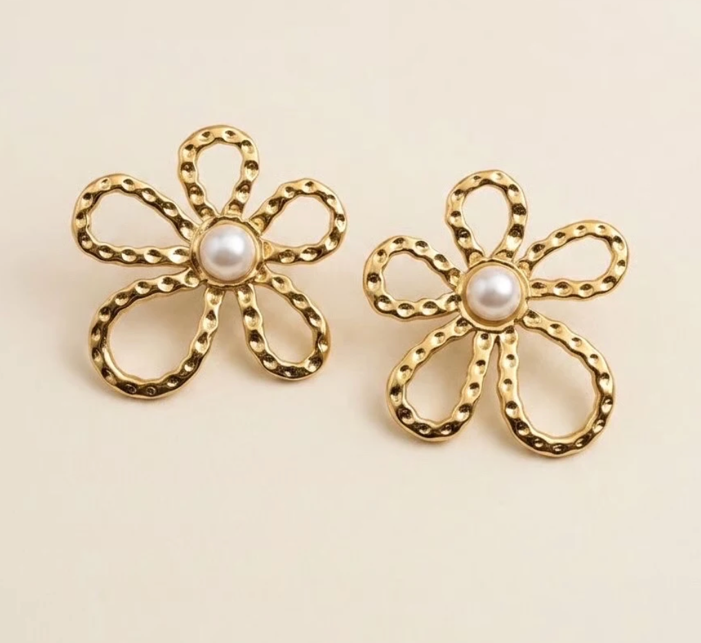 Boucle d'oreille Flora