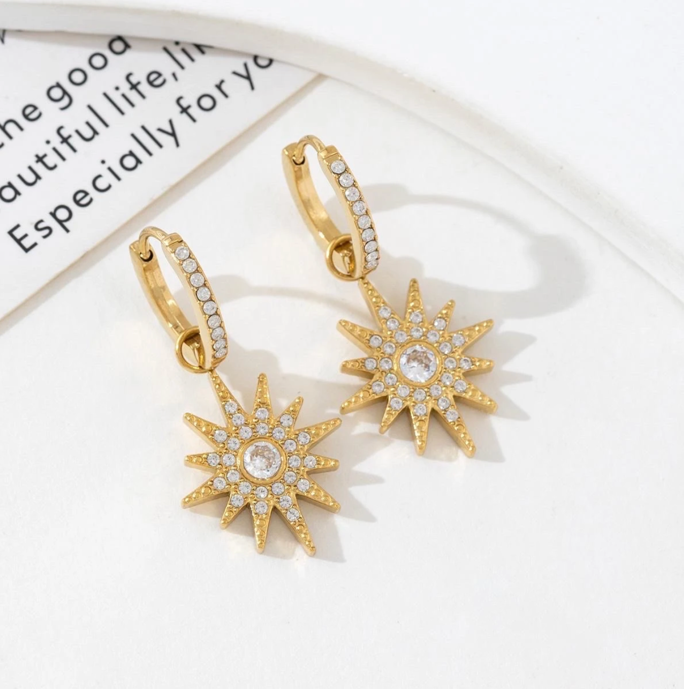 Boucle d'oreille Soleil