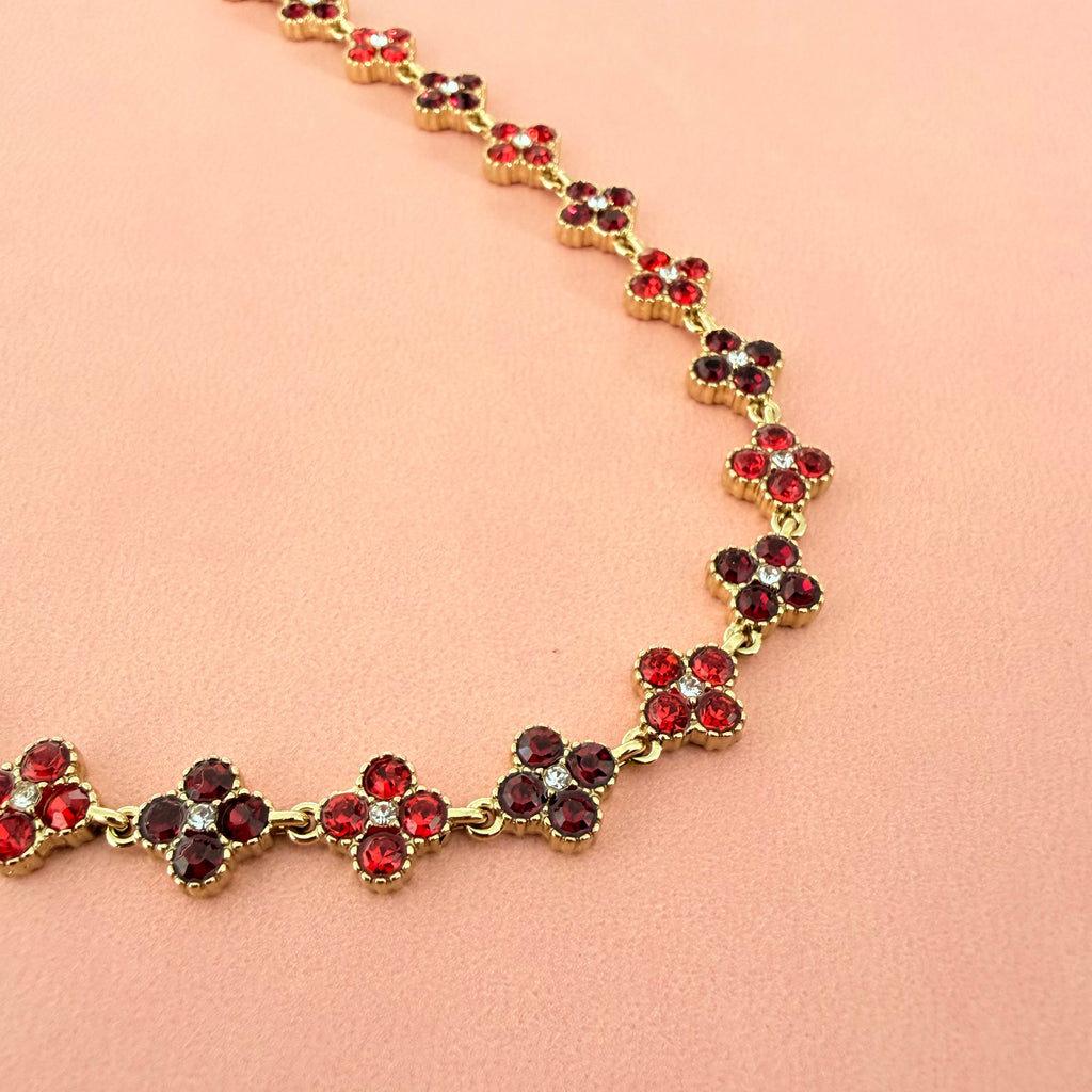 Collier Sultana Bordeaux 2