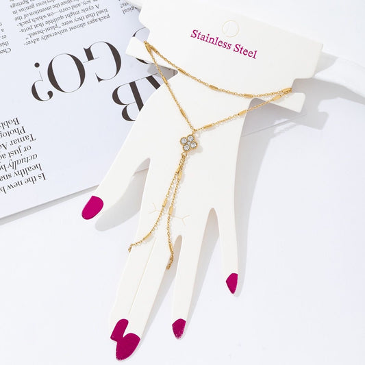 Chaîne de main trèfle