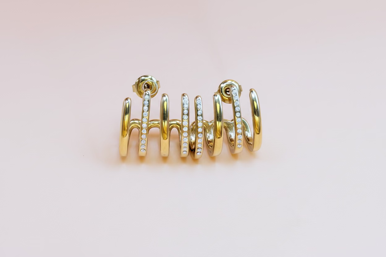 Boucle d'oreilles Effet multitrou