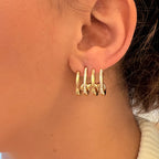 Boucle d'oreilles Effet multitrou