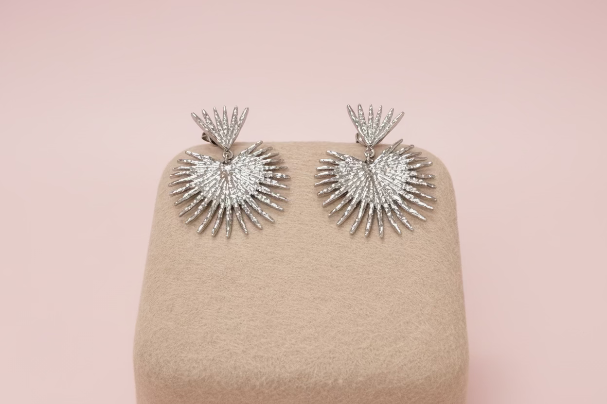 Boucle d'oreille Palmier