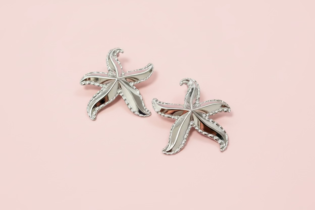 Boucle d'oreille Etoile de mer