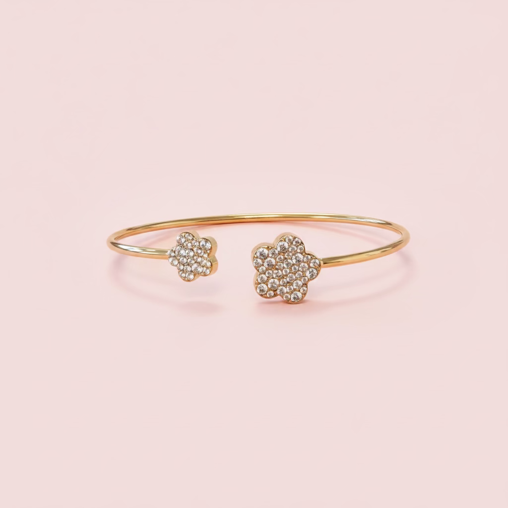 Bracelet Jonc Trefle