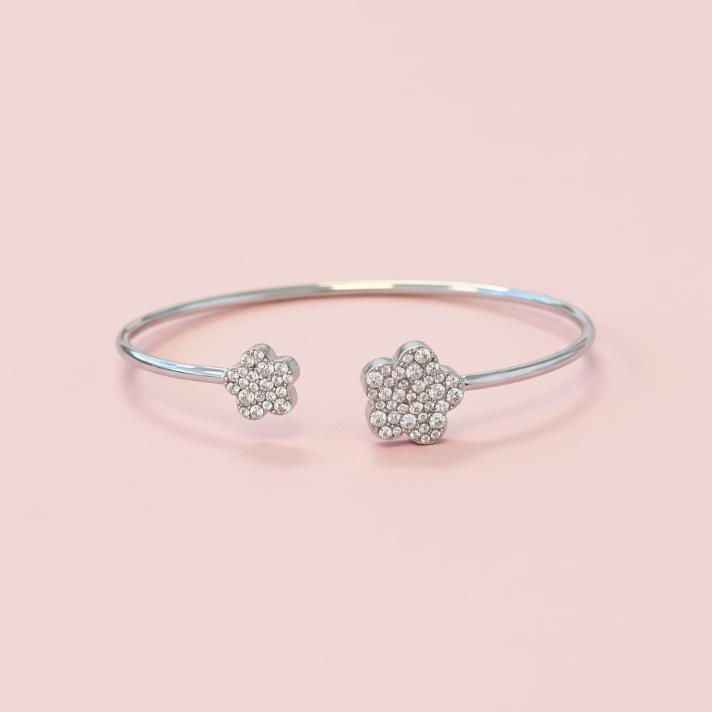 Bracelet Jonc Trefle