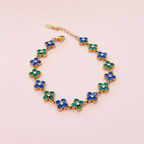 Bracelet Sultana bleu vert