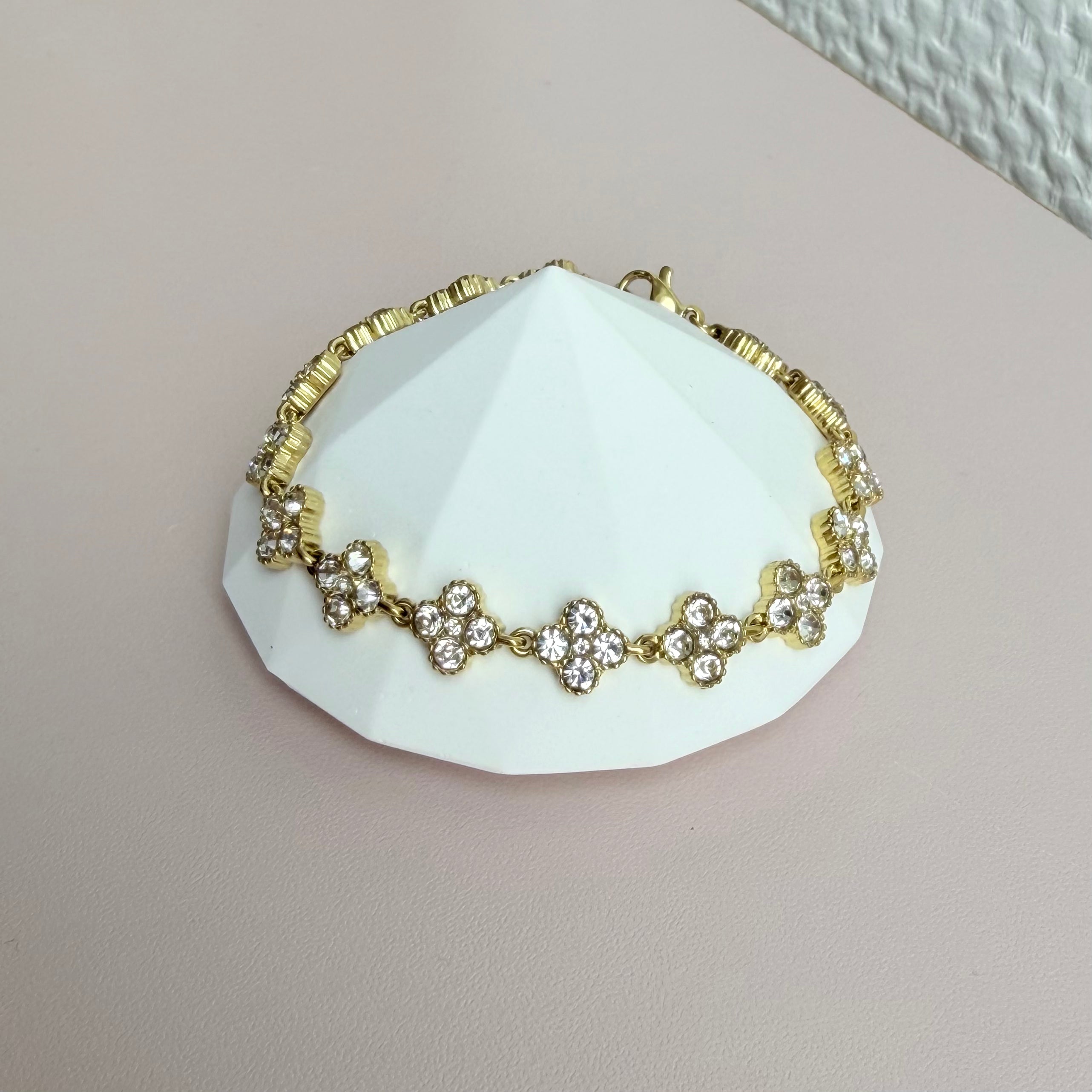 Bracelet Sultana Blanc doré