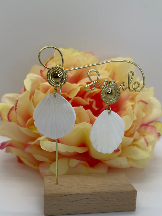 Boucle d'oreille Coquillage