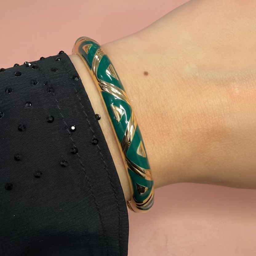 Bracelet Ethnique Vert foncé