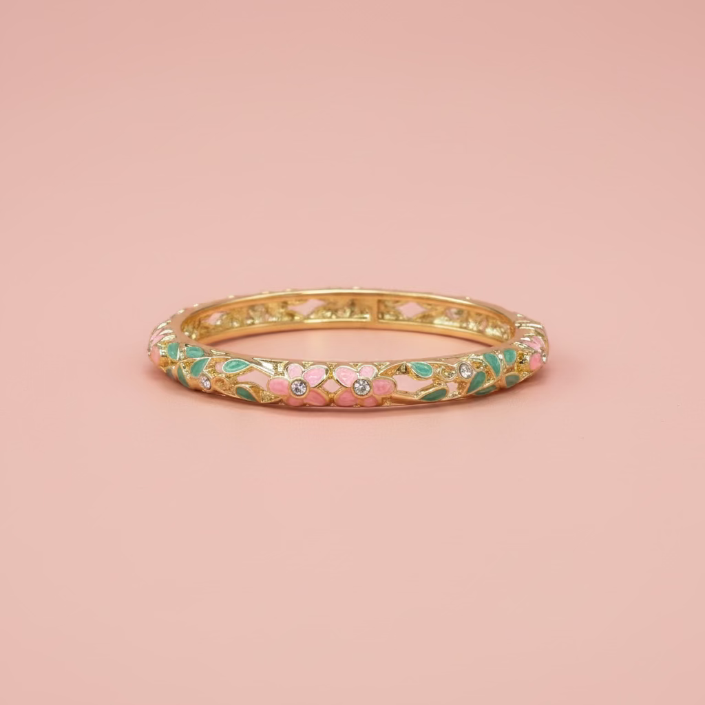 Bracelet California rose et vert