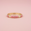 Bracelet Flora rose fuchsia