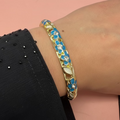 Bracelet Flora Bleu clair