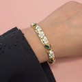 Bracelet Flora Vert et blanc