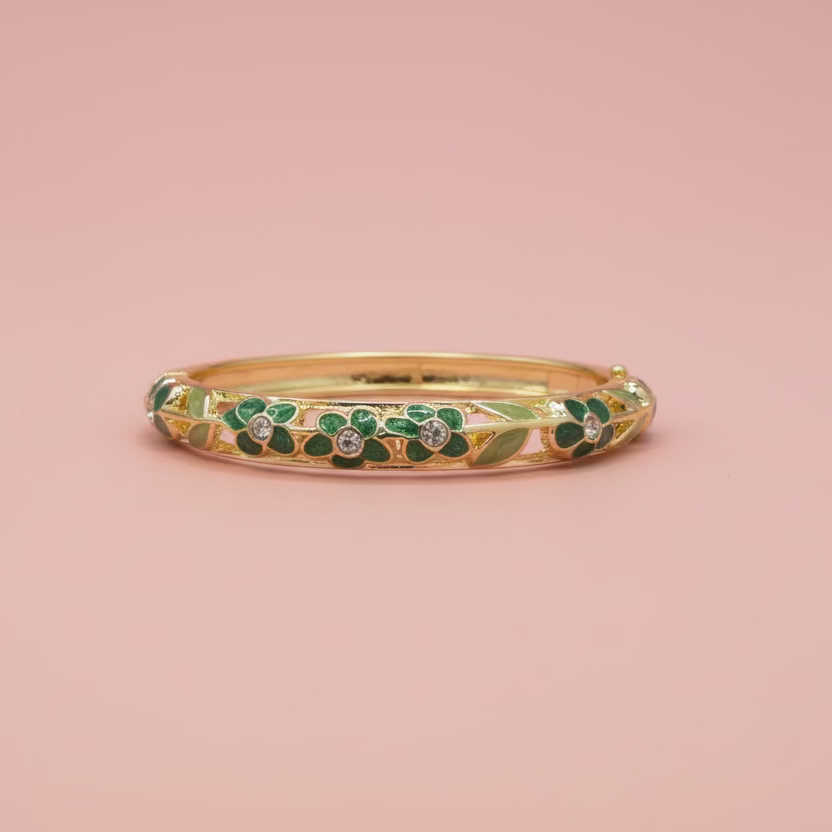 Bracelet Flora Vert foncé et vert clair