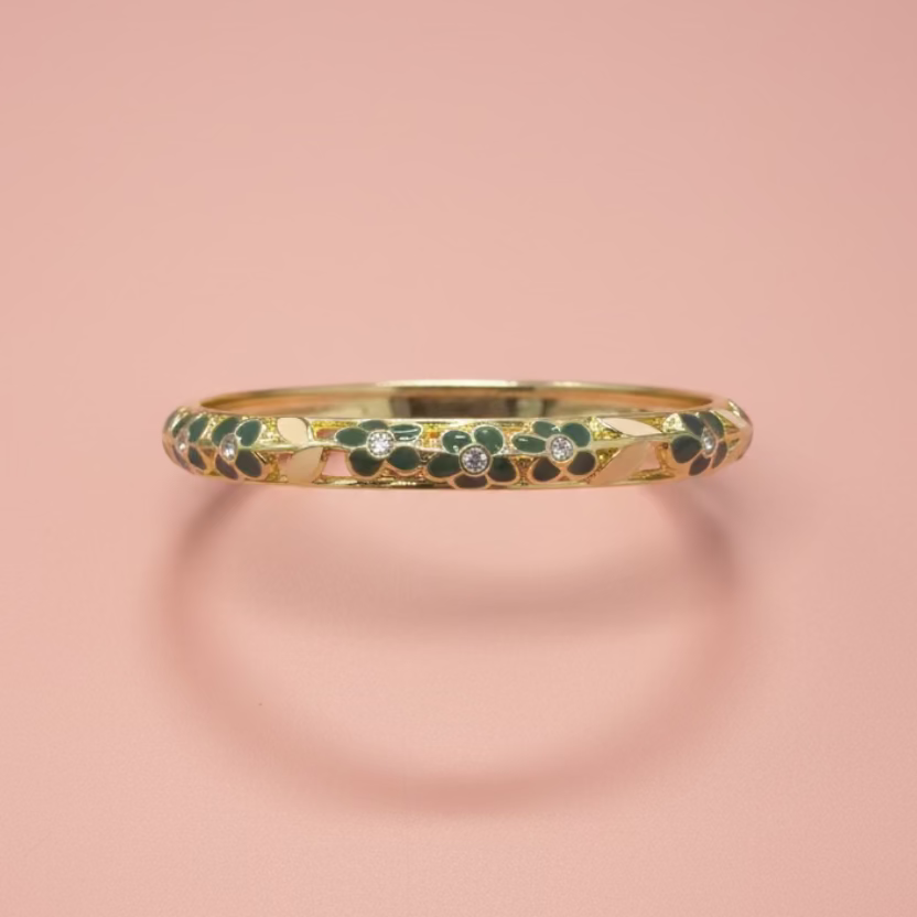 Bracelet Flora Vert beige