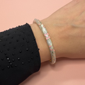 Bracelet Bollywood gris rose