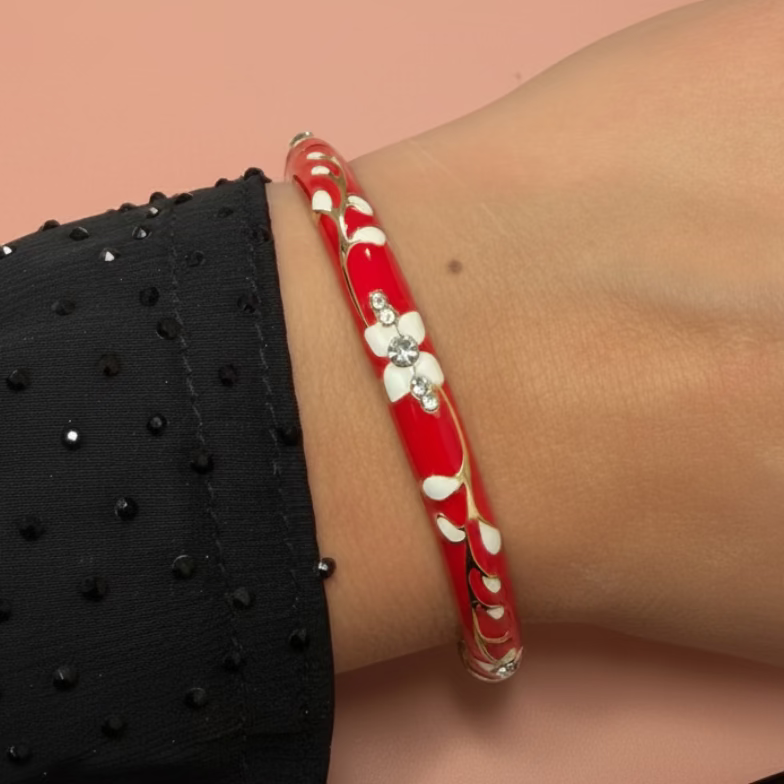 Bracelet Bollywood Rouge vif