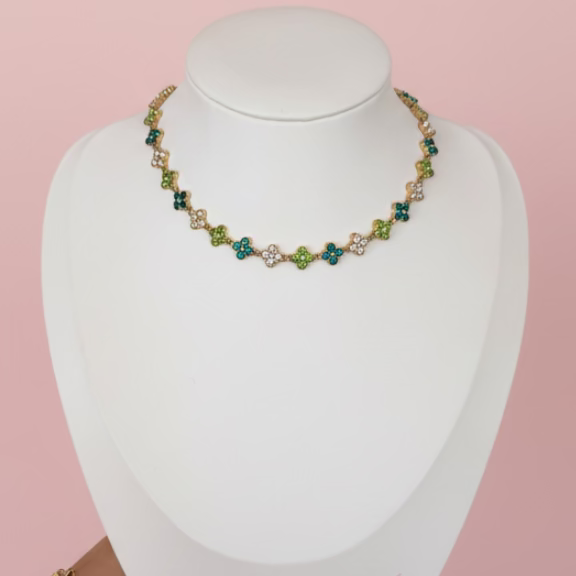 Collier Sultana Vert clair
