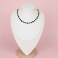 Collier Sultana Bleu canard