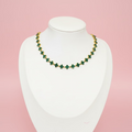 Collier Sultana vert foncé