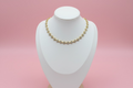 Collier Sultana blanc doré
