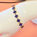 Bracelet Sultana Bleu Roi