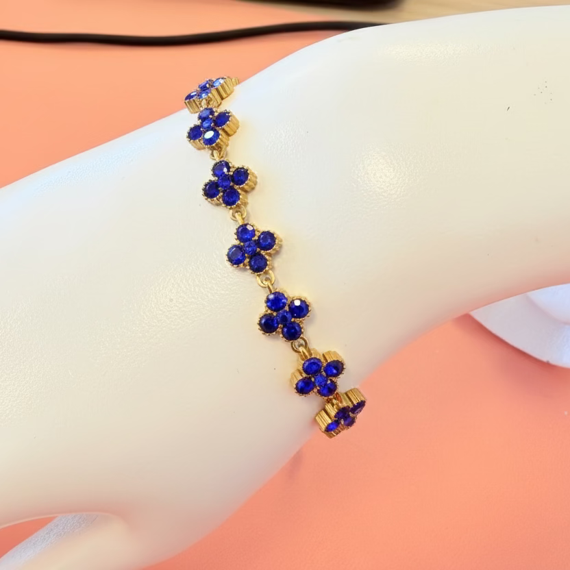 Bracelet Sultana Bleu Roi