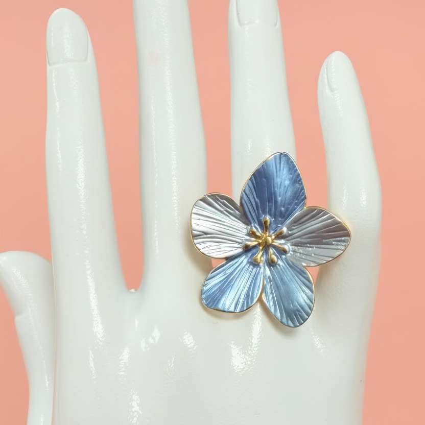 Bague Warda coloré