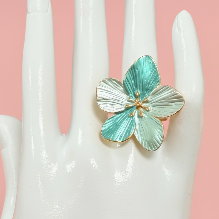 Bague Warda coloré