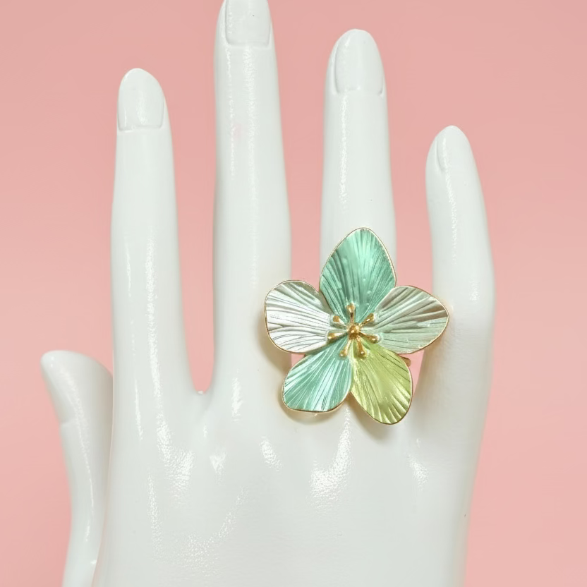 Bague Warda coloré