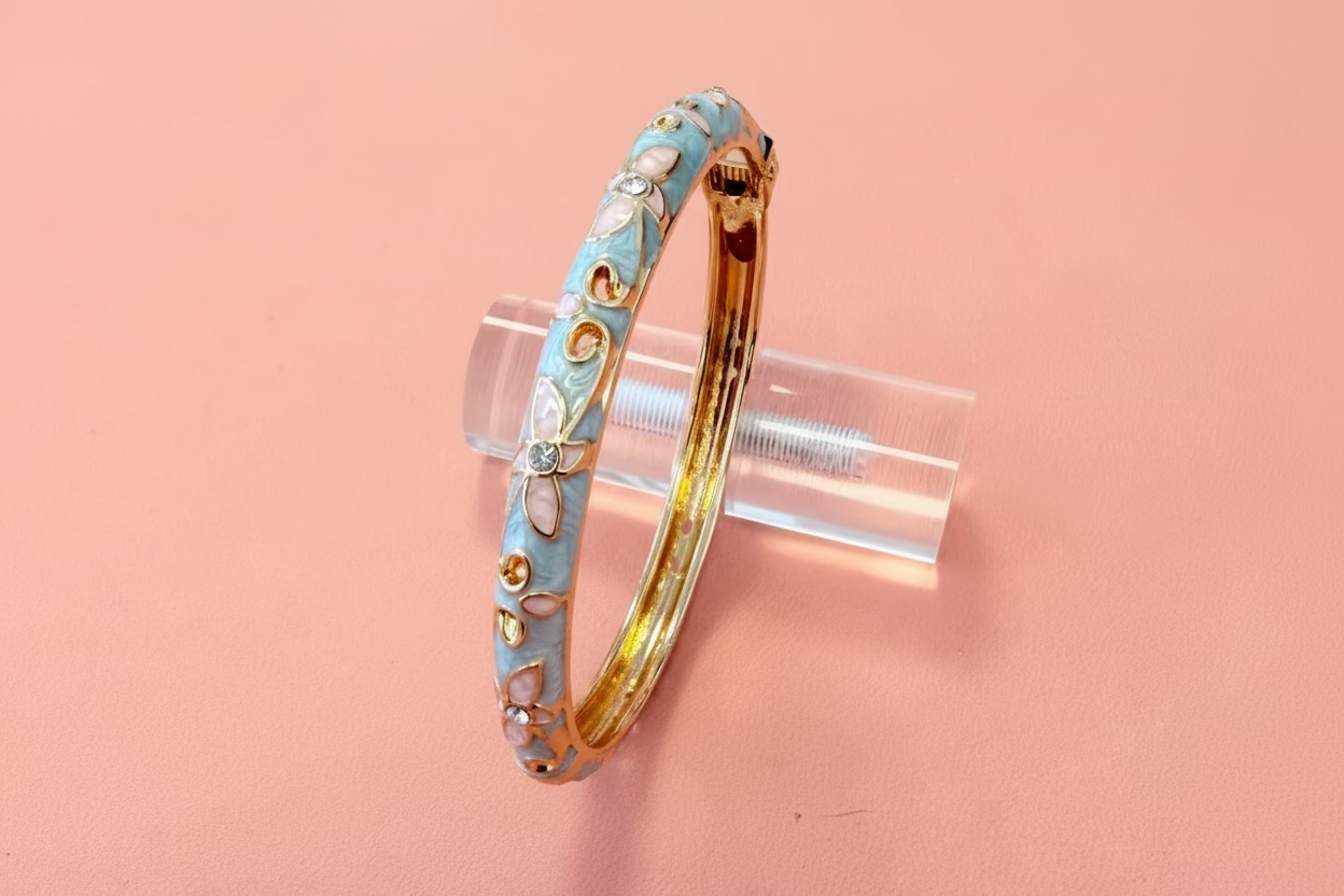 Bracelet Bleu strass
