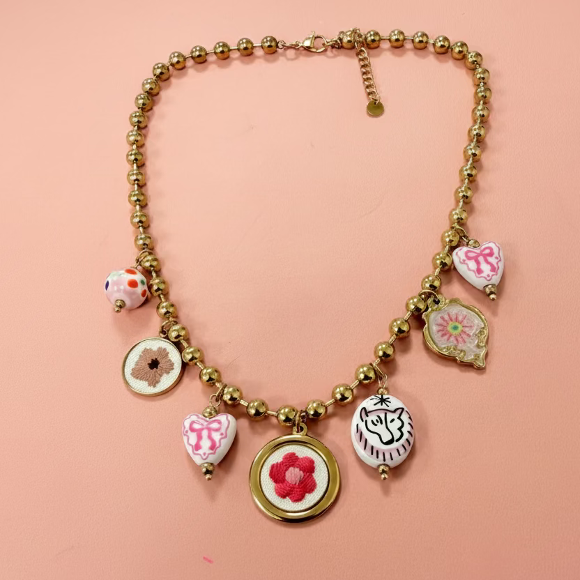 Collier Tripoli rose
