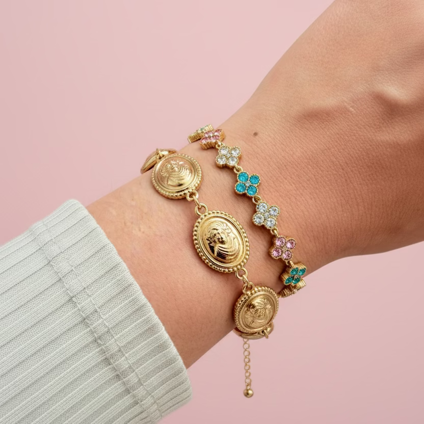 Bracelet Sultana Blanc Multi