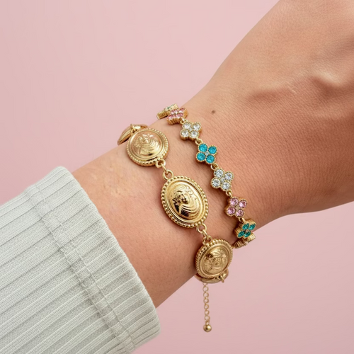 Bracelet Sultana Blanc Multi