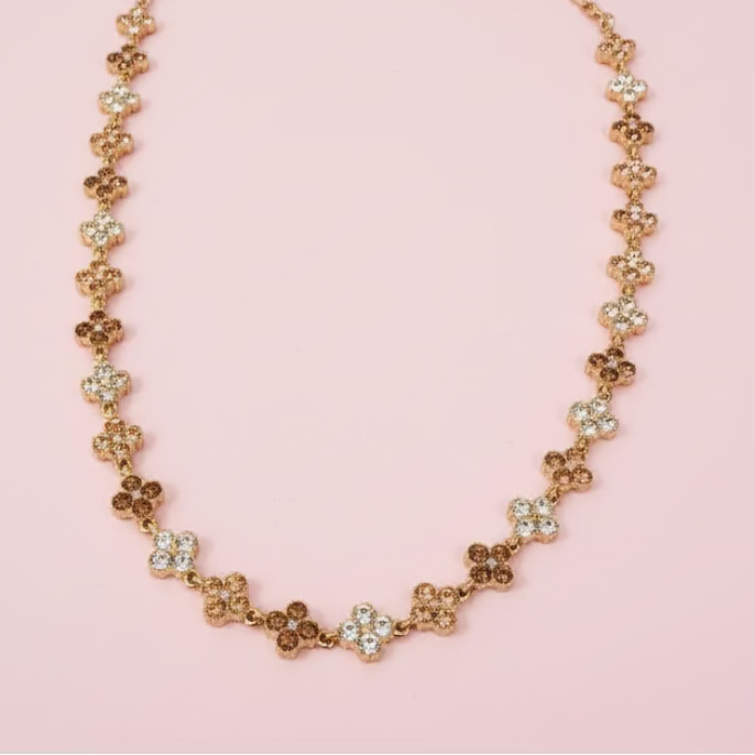 Collier Sultana Marron Champagne