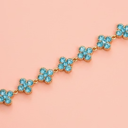 Bracelet Sultana Full bleu ciel