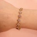 Bracelet Sultana Full Rose clair