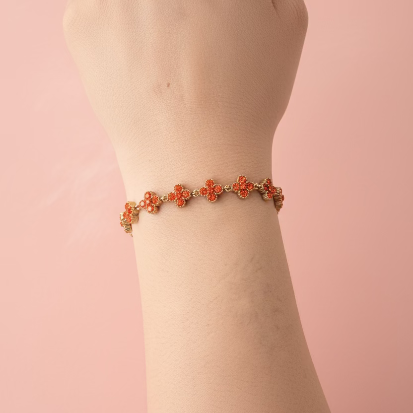 Bracelet Sultana full Orange