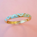 Bracelet Ethnique vert d'eau