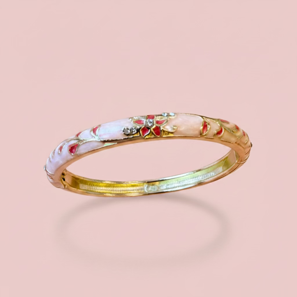 Bracelet Bollywood Rose et fuchsia