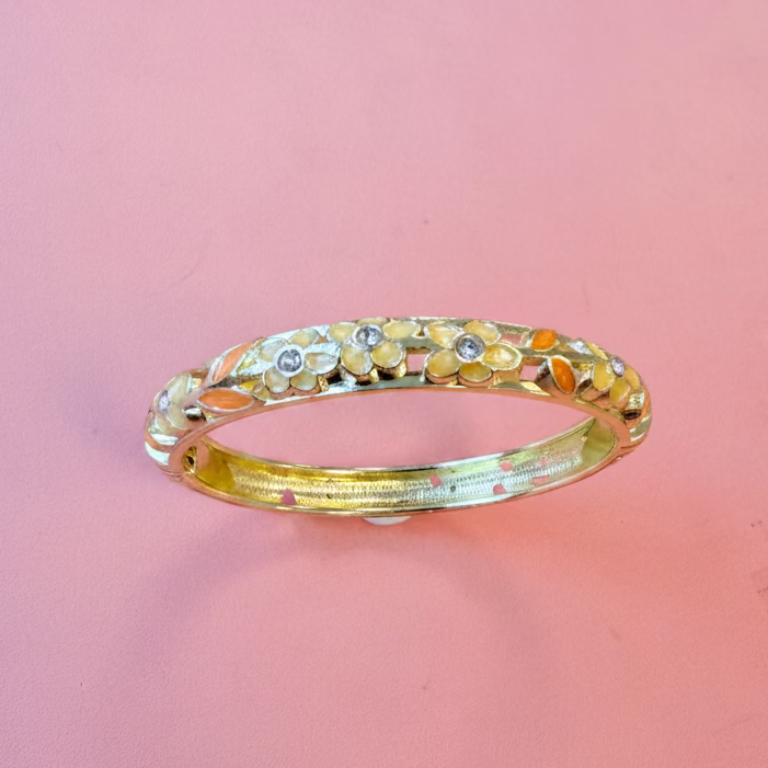 Bracelet Flora Jaune et Orange