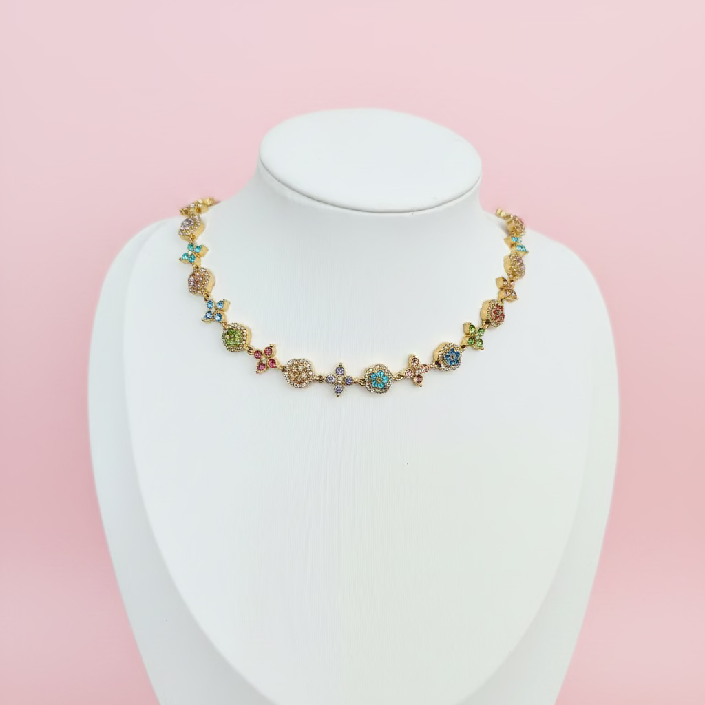 Collier Diva Multicolore